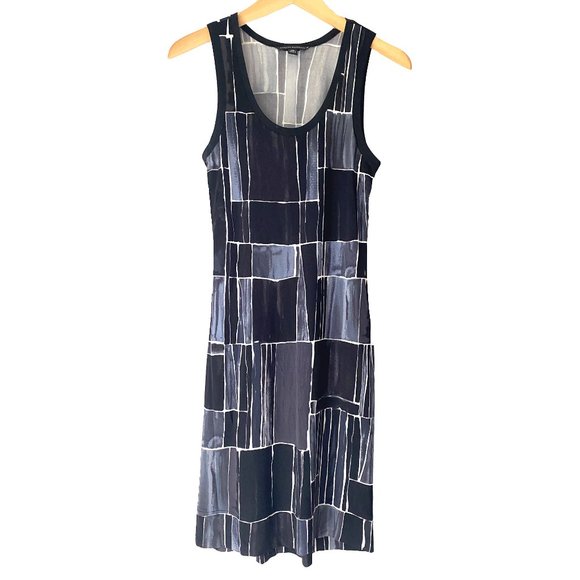 BANANA REPUBLIC PR KACY TANK GRAPHIC DRESS - Picture 1 of 7